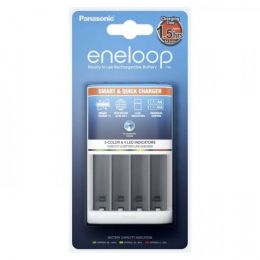 Зарядное устройство Panasonic Eneloop Smart & Quick (BQ-CC55E) для 2 или 4 акк АА/ААА Ni-MH, 1.5-3 часа