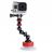 Держатель на присоске Suction Cup & GorillaPod Arm (черный/красный)