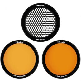 101302 Clic Grid & Gel Kit набор цветных фильтров и сот для вспышки A1/A1X/C1 Plus