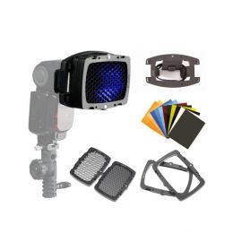 LL LS2626P ПРОМО комплект насадок Strobo direct to Flashgun Prom для компактных вспышек (LS2601P+LS2602+LS2603+LS2604)