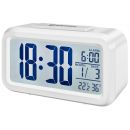 Часы настольные Bresser MyTime Duo LCD, белые