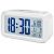 Часы настольные Bresser MyTime Duo LCD, белые