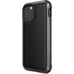 Чехол Raptic Lux для iPhone 12/12 Pro Чёрный карбон