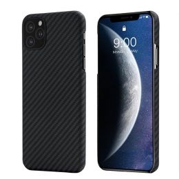 Чехол Pitaka MagCase для iPhone 11 Pro Чёрно-серый в полоску