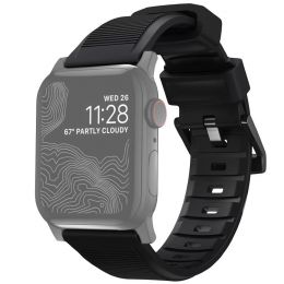 Ремешок Nomad Rugged Strap V.2 для Apple Watch 38/40мм Чёрный с чёрной фурнитурой