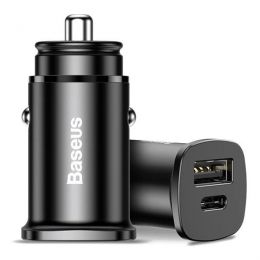 Автомобильная зарядка Baseus PPS Car Charger (30W PD3.0 QC4.0+ SCP ) Чёрная