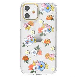 Чехол Kingxbar Rose для iPhone 12 mini Оранжевый