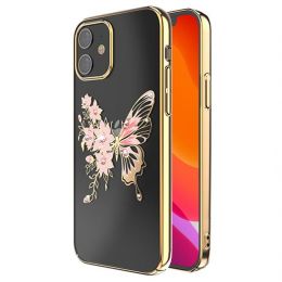 Чехол Kingxbar Butterfly для iPhone 12 mini Золотой