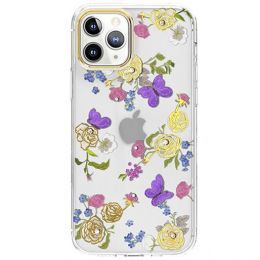 Чехол Kingxbar Rose для iPhone 12 Pro Max Белый