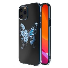 Чехол Kingxbar Butterfly для iPhone 12 Pro Max Синий
