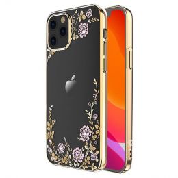 Чехол Kingxbar Flora для iPhone 12 Pro Max Золотой