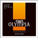 Струны для акустической гитары Olympia AGS580