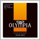 Струны для акустической гитары Olympia AGS802