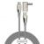 Кабель Baseus Flash One-for-two Type-C - Type-C+Round DC 100W 2м Серый