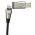 Кабель Baseus Flash One-for-twoType-C - Type-C+Square DC 100W 2м Черный