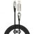 Кабель Baseus Flash One-for-twoType-C - Type-C+Square DC 100W 2м Черный