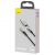 Кабель Baseus Flash One-for-twoType-C - Type-C+Square DC 100W 2м Черный