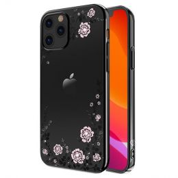 Чехол Kingxbar Flora для iPhone 12/12 Pro Чёрный