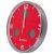 Часы настенные Bresser MyTime io NX Thermo/Hygro, 30 см, красные