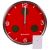 Часы настенные Bresser MyTime io NX Thermo/Hygro, 30 см, красные