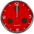 Часы настенные Bresser MyTime io NX Thermo/Hygro, 30 см, красные