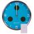 Часы настенные Bresser MyTime io NX Thermo/Hygro, 30 см, голубые