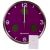 Часы настенные Bresser MyTime io NX Thermo/Hygro, 30 см, фиолетовые