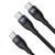 Кабель Baseus Flash One-for-two Type-C - C+C 100W 1.5м Чёрный