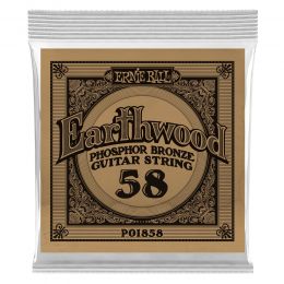 Струна одиночная для акустической гитары Ernie Ball P01858