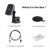 Автодержатель с беспроводной зарядкой Pitaka MagEZ Mount Qi Suction Cup Чёрный