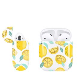 Чехол Kingxbar для Apple Airpods Lemon