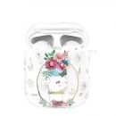 Чехол Kingxbar Adorkable для Apple Airpods Flower Alpaca