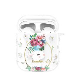 Чехол Kingxbar Adorkable для Apple Airpods Flower Alpaca
