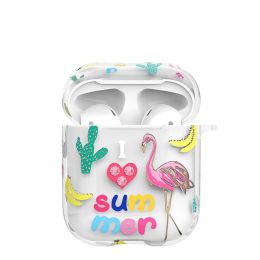 Чехол Kingxbar Flamingo для Apple Airpods Heart