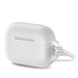 Чехол Baseus Let''s go Jelly Lanyard для iPods pro Белый (с белым ремешком)