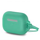 Чехол Baseus Let''s go Jelly Lanyard для iPods pro Зелёный (с зелёным ремешком)