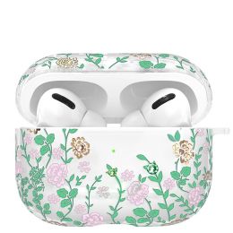 Чехол Kingxbar Flora для Apple AirPods Pro Зелёный