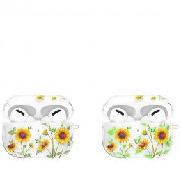 Чехол Kingxbar Spring для Apple AirPods Pro Подсолнухи