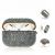 Чехол Kingxbar Crystal Fabric для Apple AirPods Pro Серебро