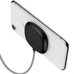 Беспроводная зарядка на присоске Baseus Suction Cup Чёрная