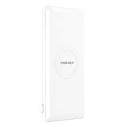 Внешний аккумулятор с беспроводной зарядкой Momax Q.Power Minimal 10000mAh Белый
