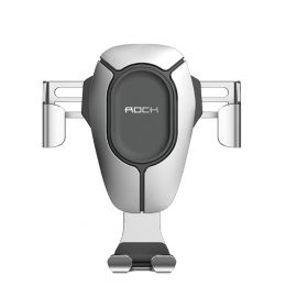 Автодержатель Rock gravity car vent bracket Business Edition Серебро