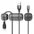 Держатель для проводов Baseus Cross Peas Cable Clip Черный