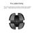 Держатель для проводов Baseus Cross Peas Cable Clip Черный