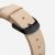 Ремешок Nomad Modern Slim для Apple Watch 38/40mm Бежевый с черной фурнитурой