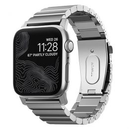Браслет Nomad Titanium Band для Apple Watch 42/44 мм Серебро