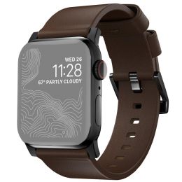 Ремешок Nomad Active Strap Pro для Apple Watch 42/44мм Коричневый с чёрной фурнитурой