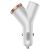 Автомобильная зарядка двойная Baseus Y-Type Dual USB Белая
