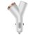 Автомобильная зарядка двойная Baseus Y-Type Dual USB Белая