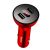Автозарядка Baseus Shake-head Quick Charger Красная
